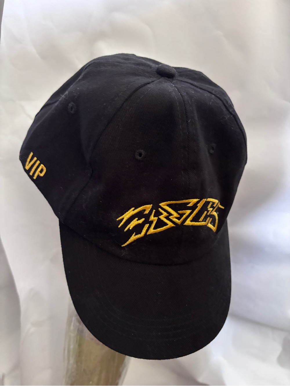 Eagles VIP Black Ball Cap Yellow Logo Sphere Las Vegas Concert